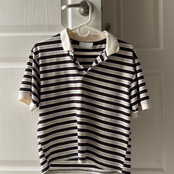 Lioness Polo Striped Short Sleeve Tee - Picture 1 of 2
